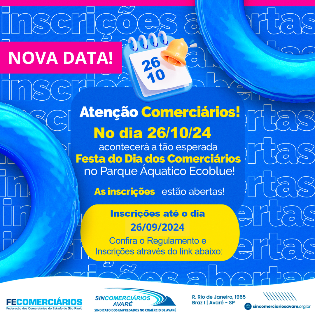 Festa Dia do Comerciário 2024 - Sincomerciários Avaré